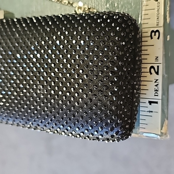 KATE Laundry black sparkle evening bags. Snap‎ closure. With chain. - Picture 5 of 9